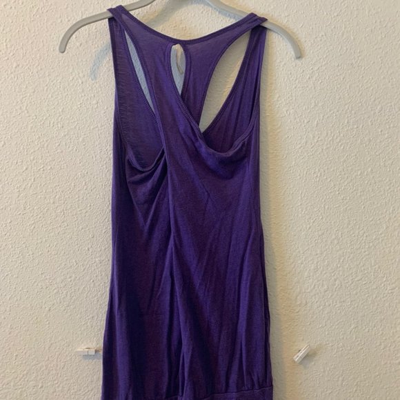 Purple criss cross in back tank - Picture 2 of 2